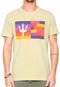 Camiseta Osklen Vintage Rubik Amarela - Marca Osklen