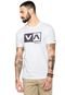 Camiseta RVCA Sheild Branca - Marca RVCA