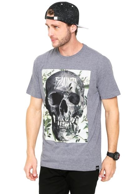 Camiseta Blunt Botanical Headskull Cinza - Marca Blunt