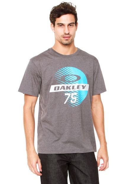Camiseta Oakley Dirty Shield Cinza - Marca Oakley
