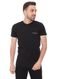 Camiseta Calvin Klein Swimwear Masculina V-Neck Slim Fit Logo Preta - Marca Calvin Klein