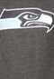 Camiseta New Era Permanente Seattle Seahawks Cinza - Marca New Era