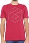 Camiseta Dudalina Estampada Rosa - Marca Dudalina