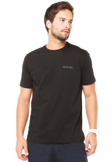 Camiseta Tropical Brasil Shark Preta - Marca Tropical Brasil