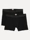 Cueca Levis Boxer Brief Gray Preta Pack 2UN Incolor - Marca Levis