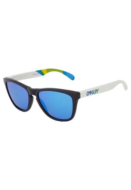 Óculos de Sol Oakley Frogskins Preto/Branco - Marca Oakley