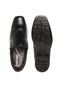 Sapato Social Couro Pegada Quadrado Preto - Marca Pegada