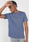 Camiseta Guess Logo Azul - Marca Guess