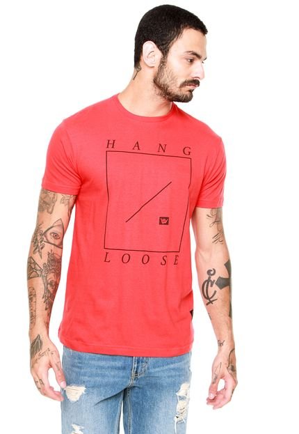 Camiseta Hang Loose Swell Vermelha - Marca Hang Loose