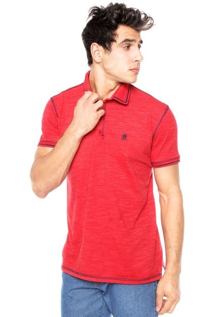Camisa Polo Polo Wear Bordado Vermelha - Marca Polo Wear