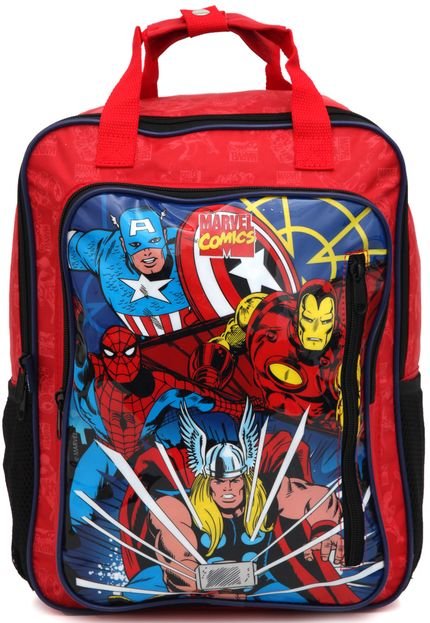 Mochila DMW Vingadores Vermelha - Marca DMW