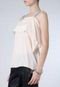 Blusa Shop 126 Recorte Nude - Marca Shop 126