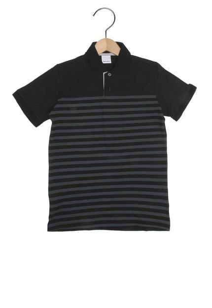 Camisa Polo Malwee Kids Menino Preta - Marca Malwee Kids