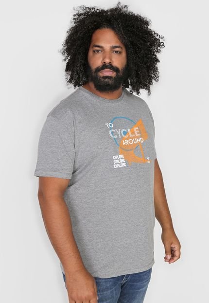Camiseta Forum To Cycle Around Cinza - Marca Forum