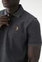 Camisa Polo Aleatory Reta Logo Bordado Grafite - Marca Aleatory