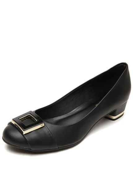 Scarpin DAFITI SHOES Fivela Preto - Marca DAFITI SHOES