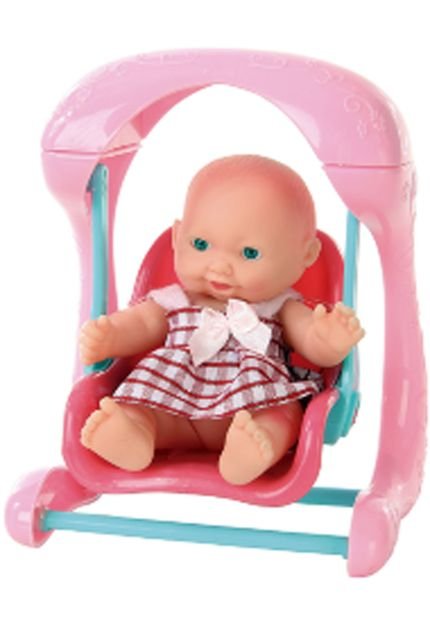 Mami Baby Boneca Com Bebe Conforto Rosa Br658 Multikids - Marca Multikids