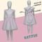Vestido Katitus Fantasia Princesa Rosa - Marca KATITUS
