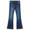 Calça Flare Jeans Comfort Infantil Menina Azul Claro Incolor - Marca Brandili