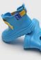 Galocha Infantil Grendene Kids Baby Shark Rain Fun A Azul - Marca Grendene Kids