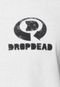 Camiseta Drop Dead Raglan Logo Dd Branca - Marca Drop Dead