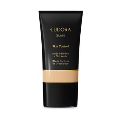 Base Eudora Líquida Glam Skin Control Cor 10 30ml - Marca Eudora