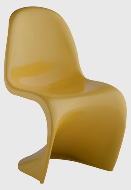 Cadeira Panton Infantil Amarelo Rivatti - Marca Rivatti