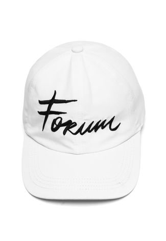 Boné Forum Velcro Logo Branco