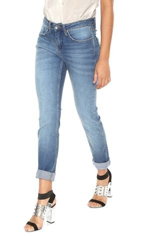 Calça Jeans Calvin Klein Jeans Skinny Bolsos Azul