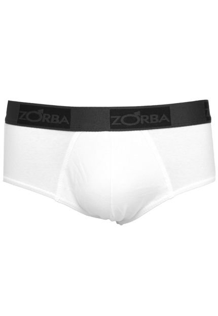 Cueca Zorba Slip Comfort Branca - Marca Zorba