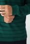 Suéter Tricot Hering Listrado Verde - Marca Hering