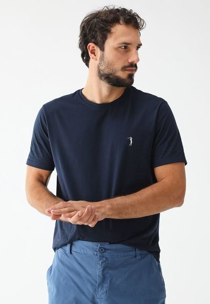 Camiseta Aleatory Reta Mini Icon Azul-Marinho - Marca Aleatory