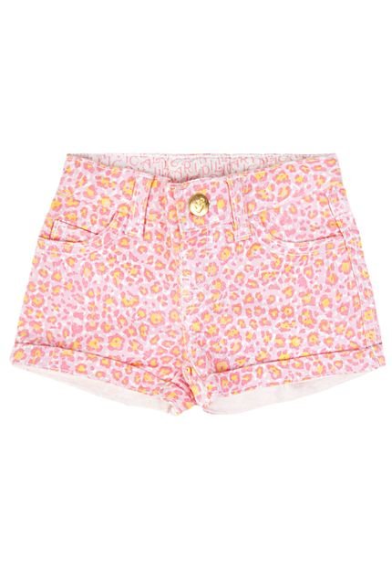 Short Sarja Lilica Ripilica Animal Rosa - Marca Lilica Ripilica