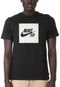 Camiseta Nike SB Logo No Preta - Marca Nike SB