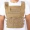 Colete BR Force Plate Carrier Couraça - Coyote - Marca Br Force