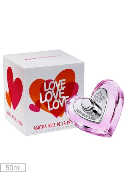 Perfume Love Love Love Agatha Ruiz de La Prada 50ml - Marca Agatha Ruiz De La Prada