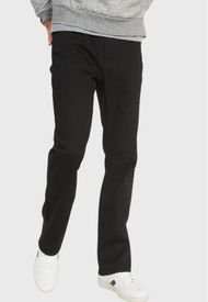 Jeans Straight Built-In Flex Negro Old Navy