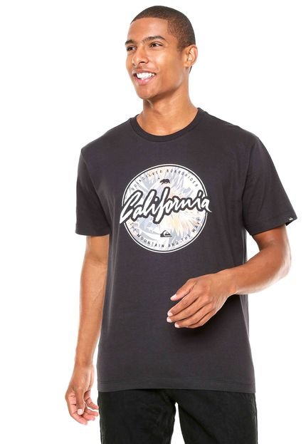 Camiseta Quiksilver Ca Circle Preta - Marca Quiksilver