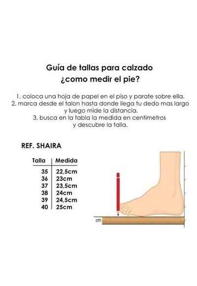 Talla 7 calzado mujer store