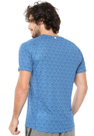 Camiseta Nike Printed Miler SS Azul