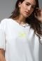 Camiseta Cropped Zinco The Drama Off-White - Marca Zinco