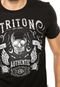 Camiseta Triton Estampa Preto - Marca Triton