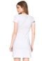 Vestido Snoopy Curto Lace Up Branco - Marca Snoopy