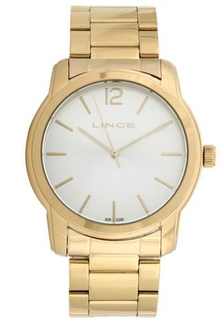 Relógio Lince LRG4447L-S2KX Dourado/Branco