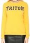 Moletom Fechado Triton Logo Amarelo - Marca Triton