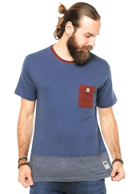 Camiseta Hang Loose Block Azul - Marca Hang Loose