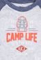 Camiseta Alakazoo Camp Life Azul/Cinza - Marca Alakazoo
