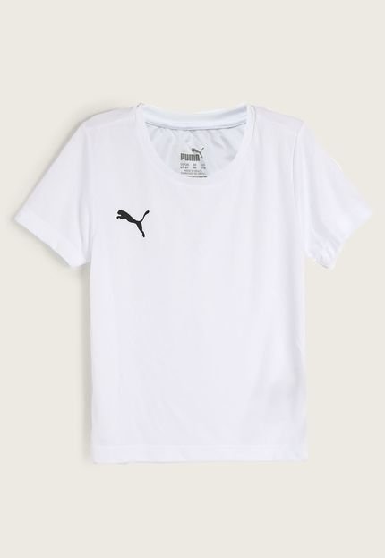 Camiseta Infantil Puma Logo Branca - Marca Puma