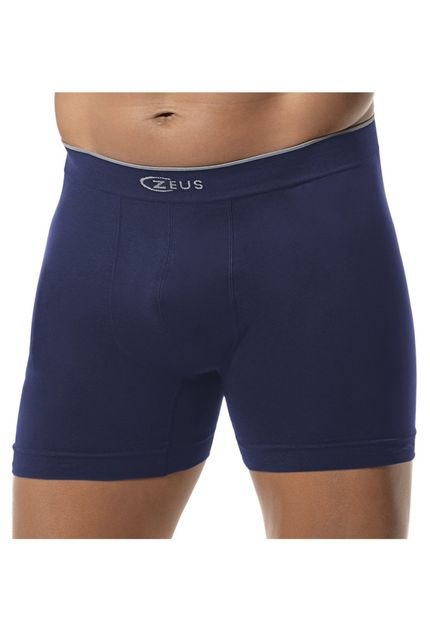 Cueca Boxer Bio Pluton Ultraleve DeMillus 90540 Marinho  Azul - Marca Demillus