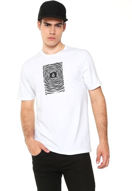 Camiseta Volcom Engulf Branca - Marca Volcom